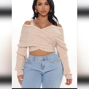 Keep me cozy cable sweater